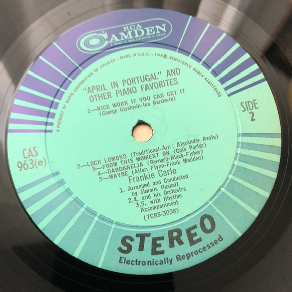 Frankie Carle April In Portugal Vinyl Lp '66 - Picture 3 of 8